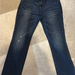 J. Crew Dark Blue Straight Leg Jeans